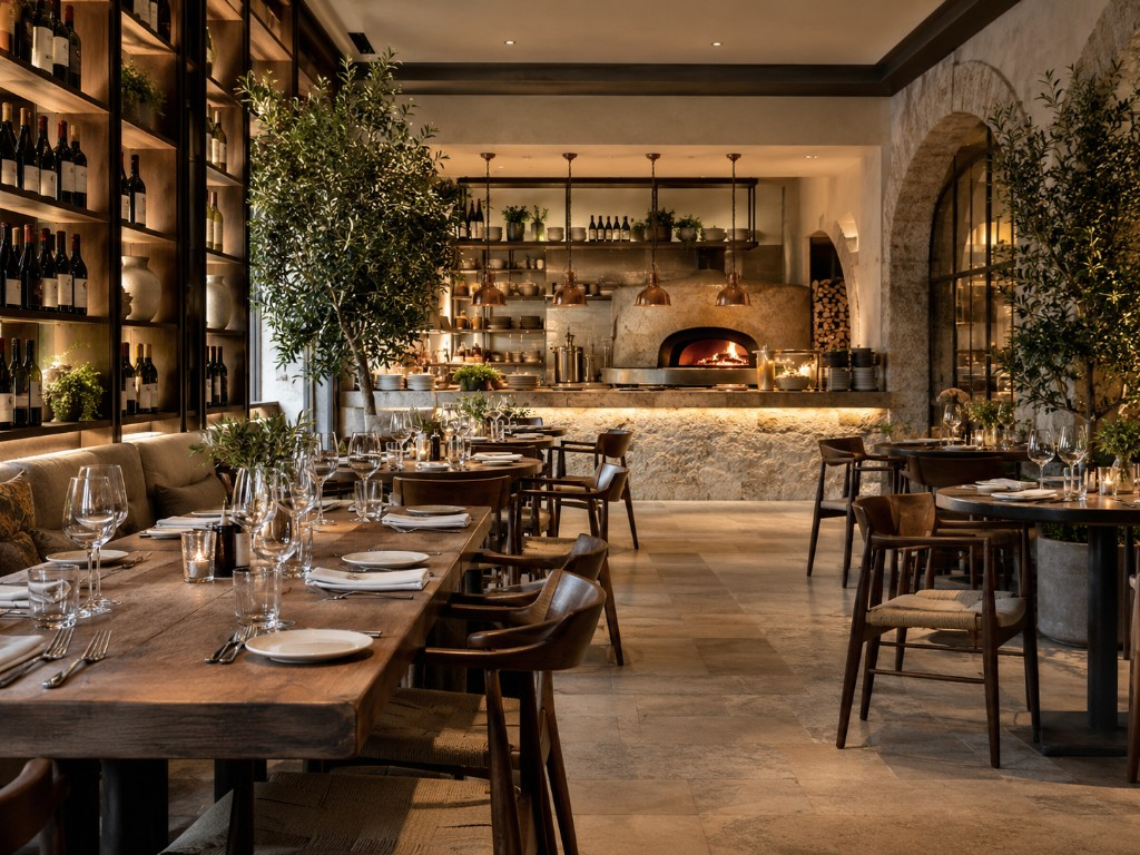 レストランの店内